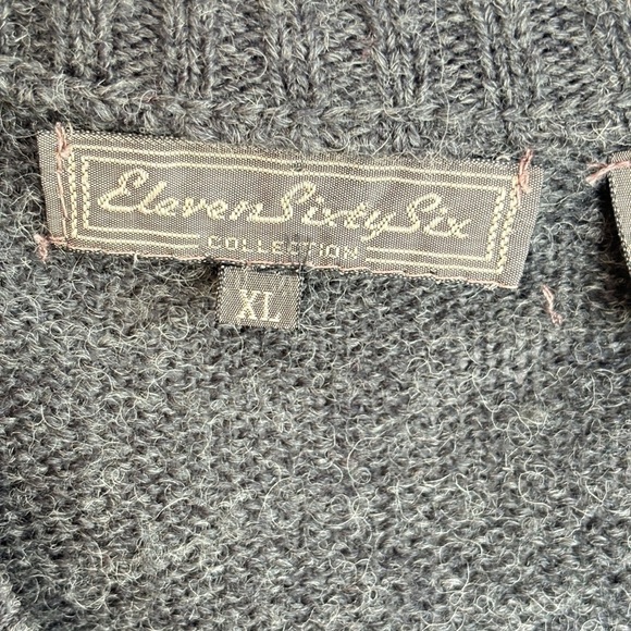 Vintage Mens Argyle Sweater Vest Multicolor X-Large Wool Blend Academia Classic - Picture 5 of 12